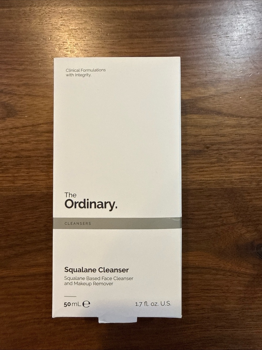 The Ordinary Squalane Facial Cleanser & Makeup Remover - 1.7 fl.oz/50mL - BNIB